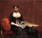 Henri Fantin-Latour Portrait of Madame Leoon Maitre Spain oil painting artist